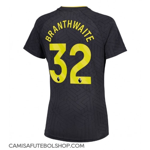 Camisa de time de futebol Everton Jarrad Branthwaite #32 Replicas 2º Equipamento Feminina 2024-25 Manga Curta